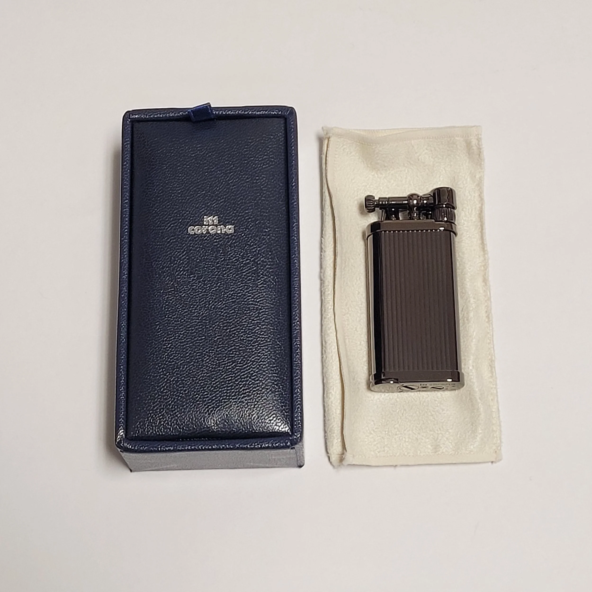その他 012.Vintage Old Boy Hairlines Chrome 64-3115 - IM Corona Japanese Lighters